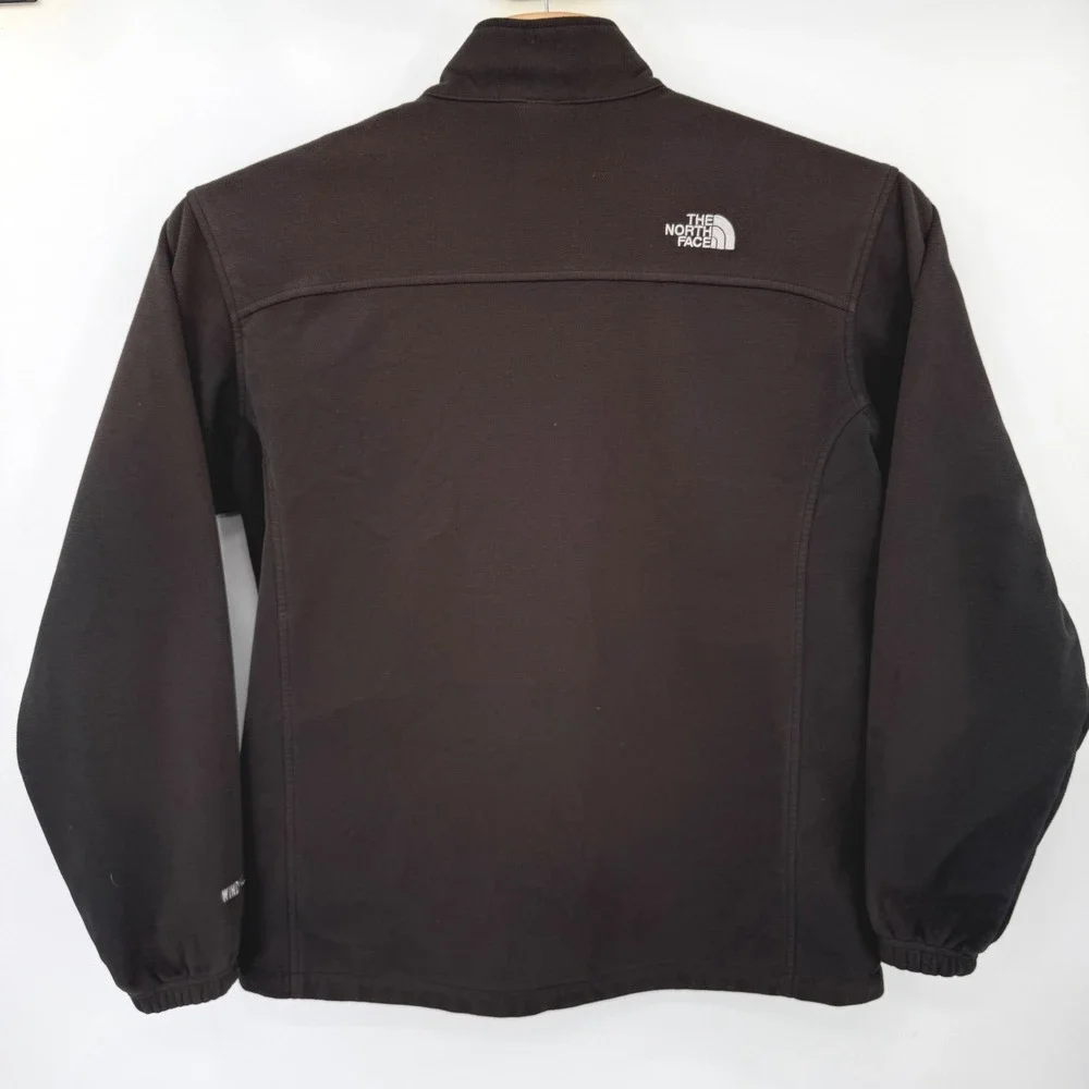 The North Face Jacket Mens XXL Black WindWall Fleece Full Zip ANKU AN81661 *READ